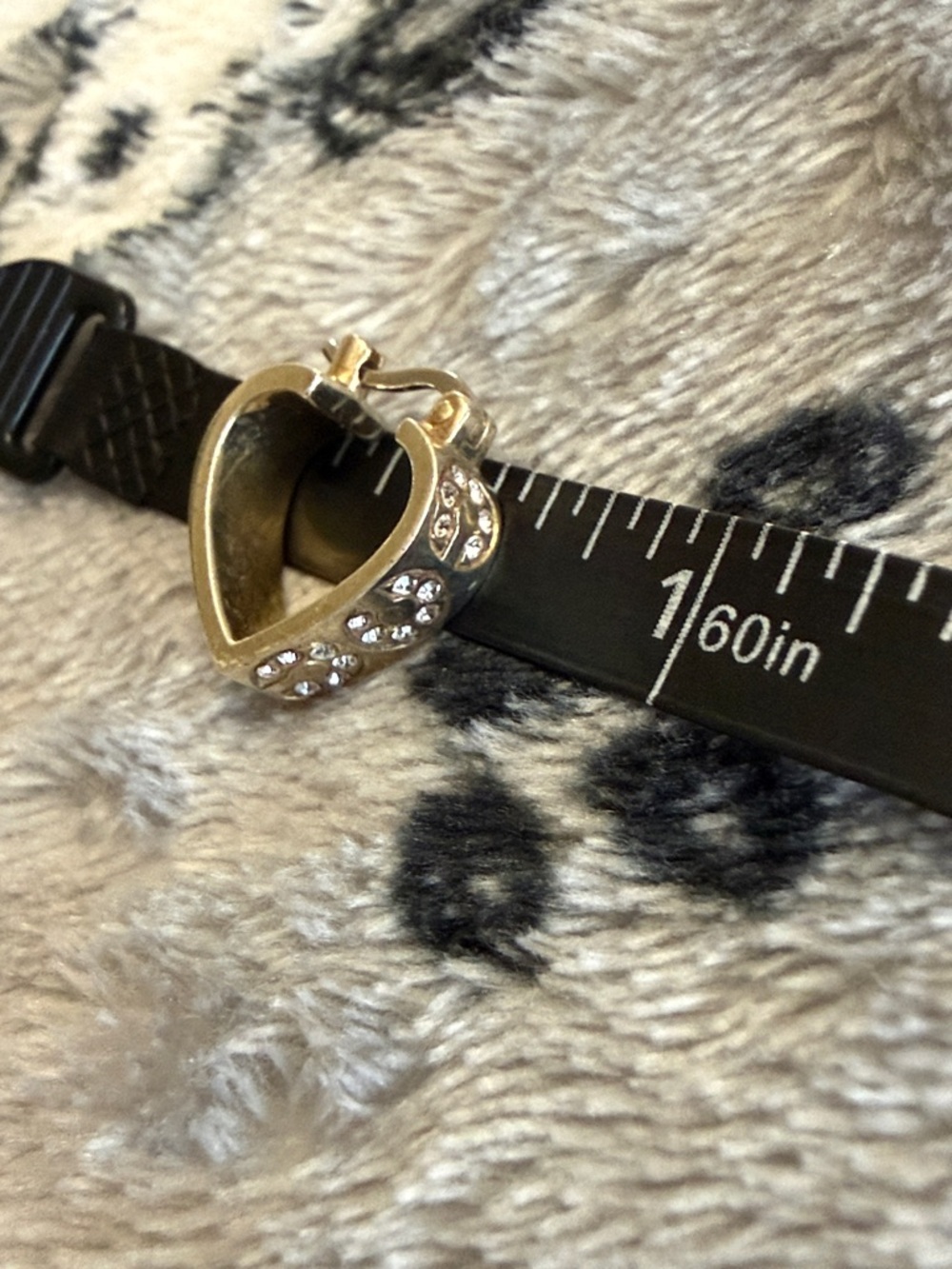COACH Sterling Silver Heart Hoop and Crystal Accent Earring Set - Picture 2 of 6